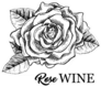 Rose Wine Monochrome Sticker