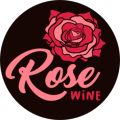 Rose Wine Sticker