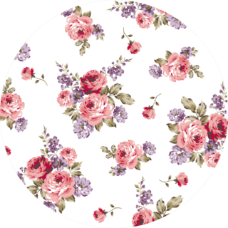 Roses Pattern Bunch Of Flowers Sticker