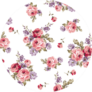 Roses Pattern Bunch Of Flowers Sticker
