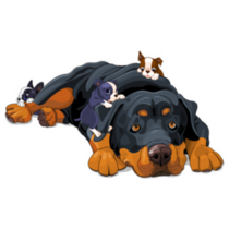 Rottweiler Family Sticker