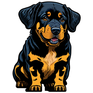 Rottweiler Pet Sticker 