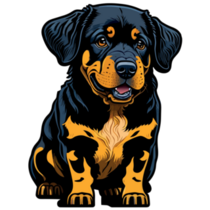 Rottweiler Pet Sticker 