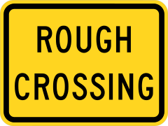 Rough Crossing Sticker