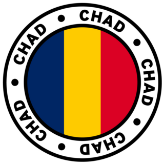 Round Chad Flag Sticker