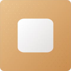 Round Corner Band Aid Sticker