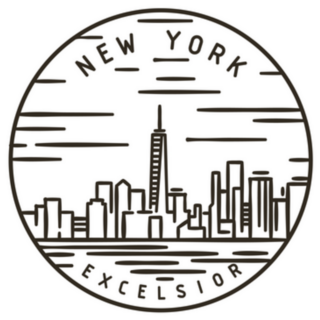 Round Label New York City Sticker