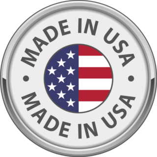 Round Made In USA Sticker