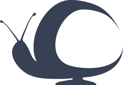 Round Snail Tv Sticker