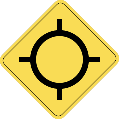 Roundabout Sticker