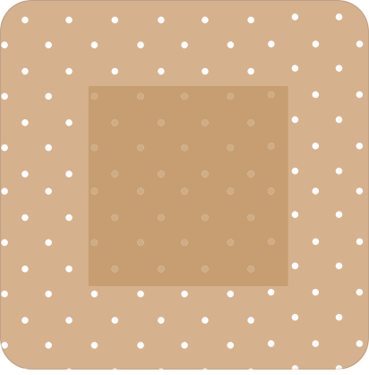 Rounded Corner Bandage Sticker