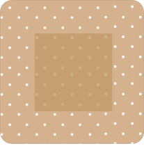 Rounded Corner Bandage Sticker