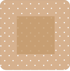 Rounded Corner Bandage Sticker