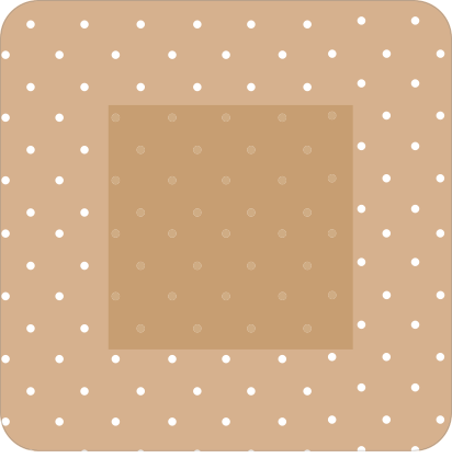 Rounded Corner Bandage Sticker