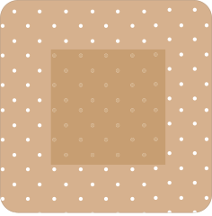 Rounded Corner Bandage Sticker