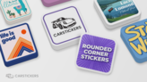 Rounded Corner Sticker Car Window