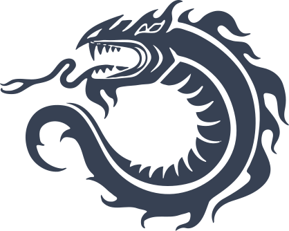 Rounded Dragon Sticker