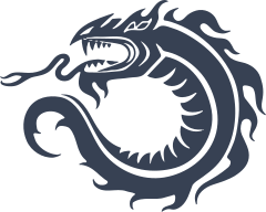 Rounded Dragon Sticker