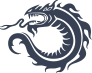 Rounded Dragon Sticker
