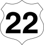 Route 22 Sticker