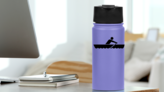 Rowing Icon Row Boating Sticker on a Water Bottle (New) example