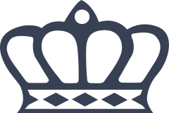 Royal Diamond Crown Sticker