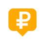 Ruble Currency Sticker
