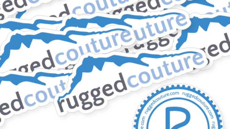 Rugged Couture Custom Die Cut Stickers