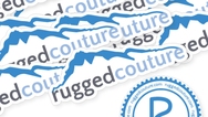 Rugged Couture Custom Die Cut Stickers