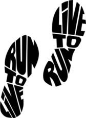 Run To Live Live To Run Sticker