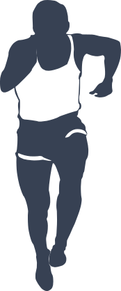 Runner Racing Sticker