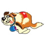 Running Bernard Sticker