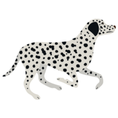 Running Dalmatian Sticker