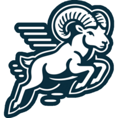 Running Ram Logo Sticker