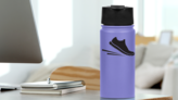 Running Shoes Icon Sticker on a Water Bottle (New) example