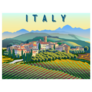 Rural Landscape Summer Day In Italy Sticker