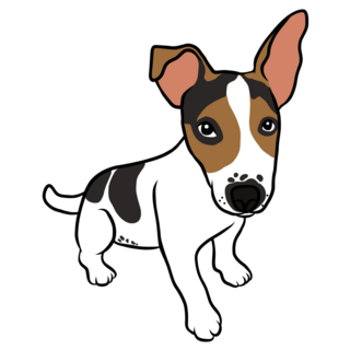 Russell Puppy Sticker