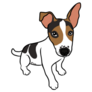 Russell Puppy Sticker