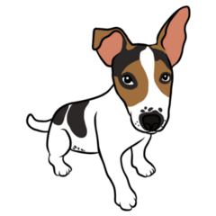 Russell Puppy Sticker