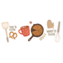 Rustic Kitchen Utensils Sticker
