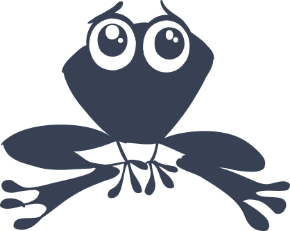 Sad Frog Toad Sticker