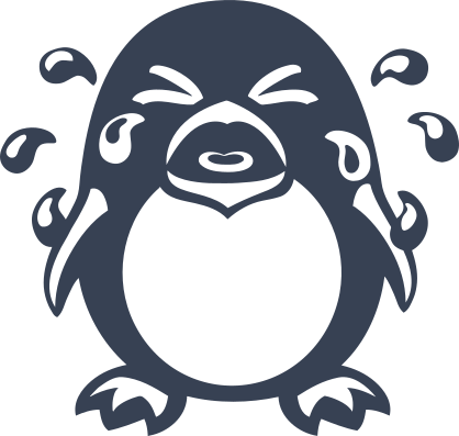 Sad Penguin Crying Sticker