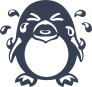 Sad Penguin Crying Sticker
