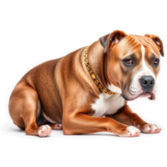 Sad Pit Bull Sticker
