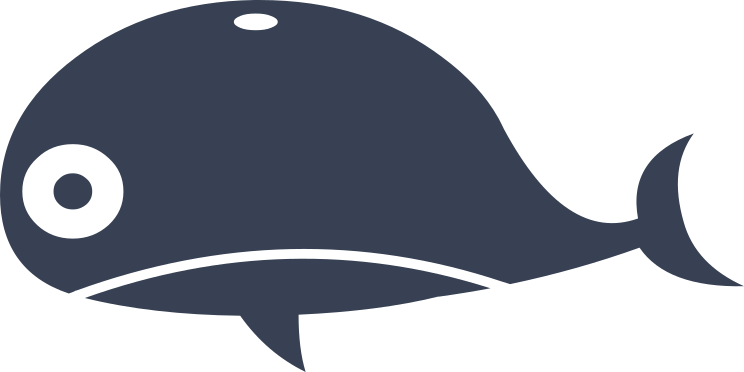Sad Whale Sticker