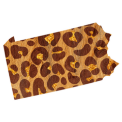 Safari Leopard Print State Map Of Pennsylvania Sticker