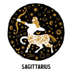 Sagittarius Centaur Shoots A Bow Sticker