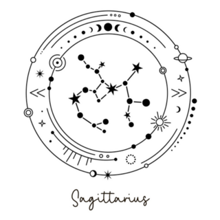 Sagittarius Constellation Universe Sticker
