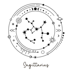 Sagittarius Constellation Universe Sticker