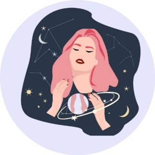 Sagittarius Zodiac Sign One Line Elegant Astrology Emblem Sticker 